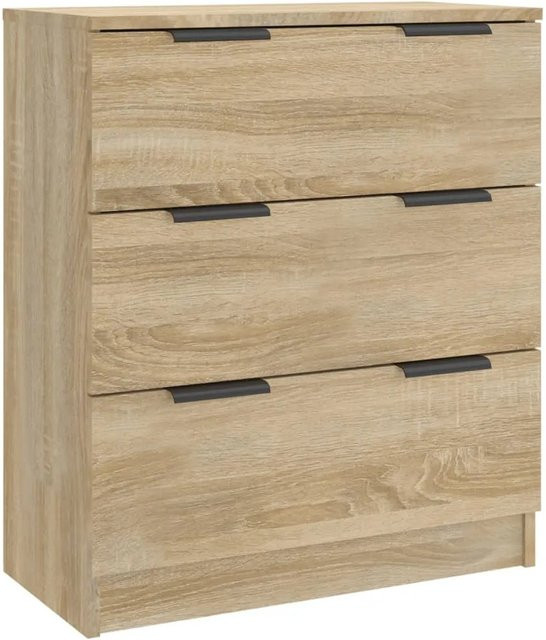 vidaXL Sideboard Sonoma-Eiche aus Holzwerkstoff, Farbe Braun, B/T/H: 60 x 30 x 70 cm - Bild 1