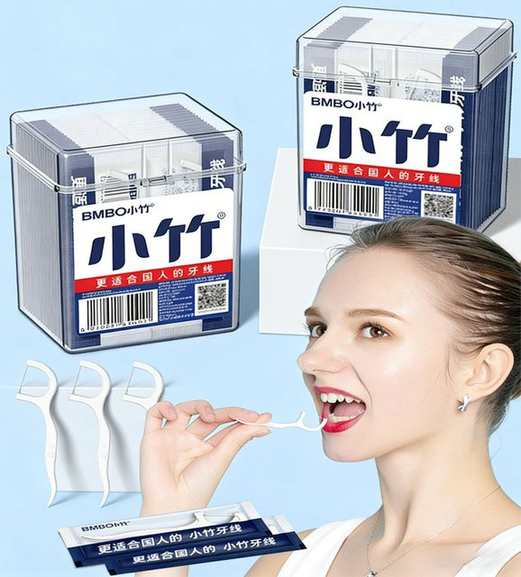 BMBO Zahnseide-Zahnstocher, Unisex - Bild 1