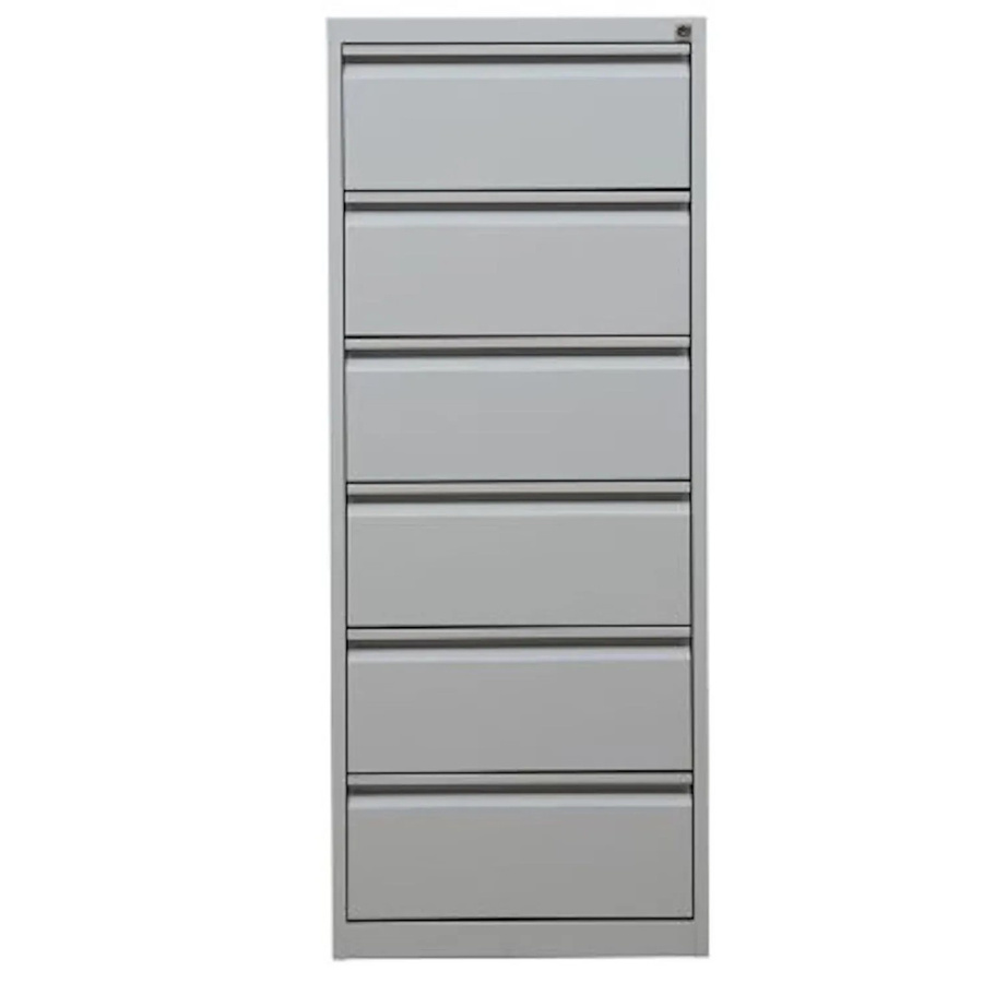 PROREGAL Karteischrank Mare mit 6 Schubladen aus Metall in Grau, H x B x T: 132 x 53 x 62 cm - Bild 2