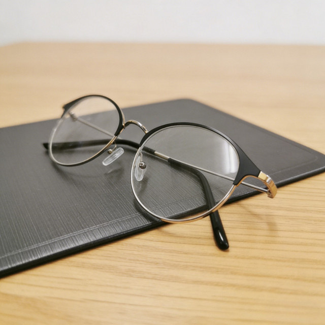 ERIKOLE Korrektionsbrille, Rund, Metall, Unisex, Blaulichtfilter - Bild 1