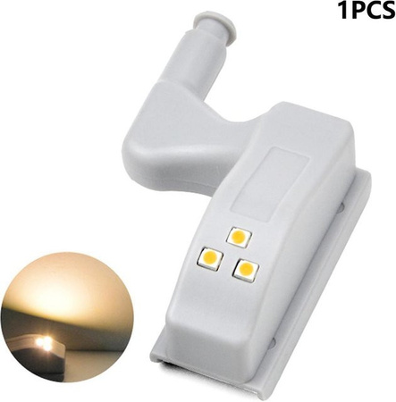 Lcamaw Lighting LED Schranklampe mit Bewegungssensor und Clip-Befestigung in Warmweiß