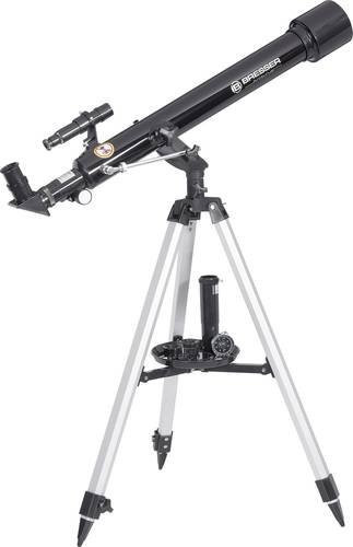 Bresser Optik Arcturus 60/700 Linsen-Teleskop Azimutal Achromatisch in Schwarz mit 50 bis 150 x Vergrößerung - Bild 1