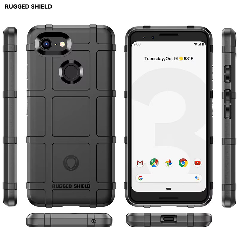 Sturzsichere und rutschfeste Handyhülle in Blau für Google Pixel 5A und Pixel 4 mit mattierter Oberfläche - Bild 4