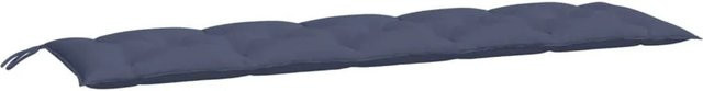 vidaXL Gartenbank-Auflagen 2 Stück Marineblau aus Oxford-Gewebe B/T/H: 180 x 50 x 7 cm - Bild 1