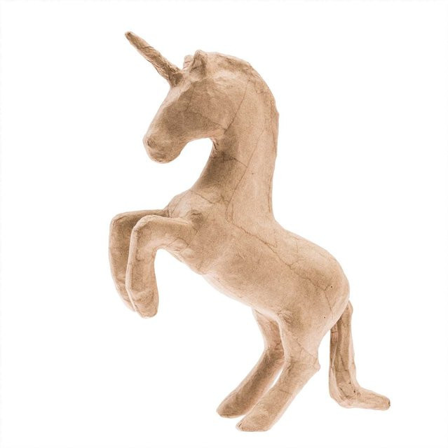 Rico Design Einhorn aus Pappmaché, Höhe: 29 cm, Breite: 18 cm - Bild 1