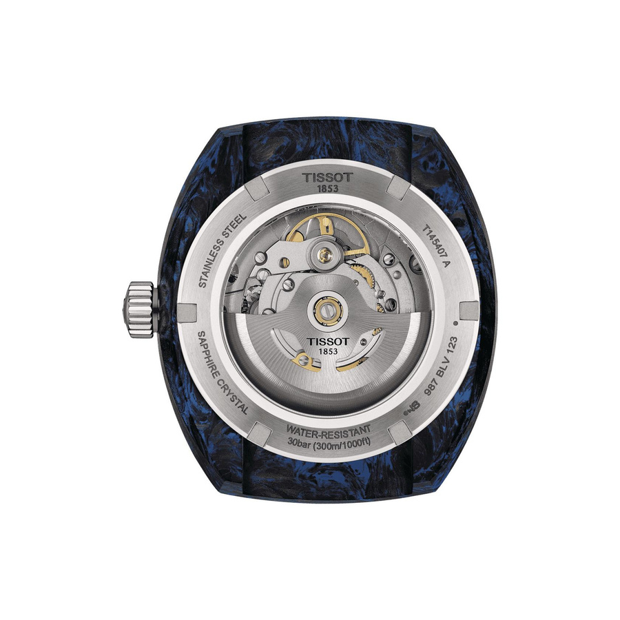 Tissot Herrenuhr Sideral Powermatic-80, Automatik, Edelstahl, 41 mm, Schwarz - Bild 3