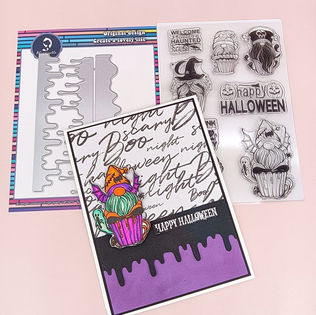 Alinacutle Halloween Motiv-Stanzmaschine aus Aluminium für Scrapbooking und Bastelarbeiten - Bild 1