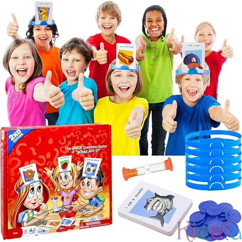 Linyi toy Wer ist es Spiel rot Kartenspiel ab 3 Jahren - Bild 3