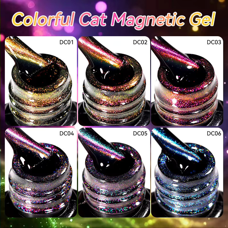 LILYCUTE Magnetischer Nagellack, Chameleon 9D Glitter, 7 ml - Bild 6