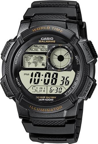 Casio Digitaluhr, Quarz, Harz, Herren, 43,7 mm, 10 ATM - Bild 1