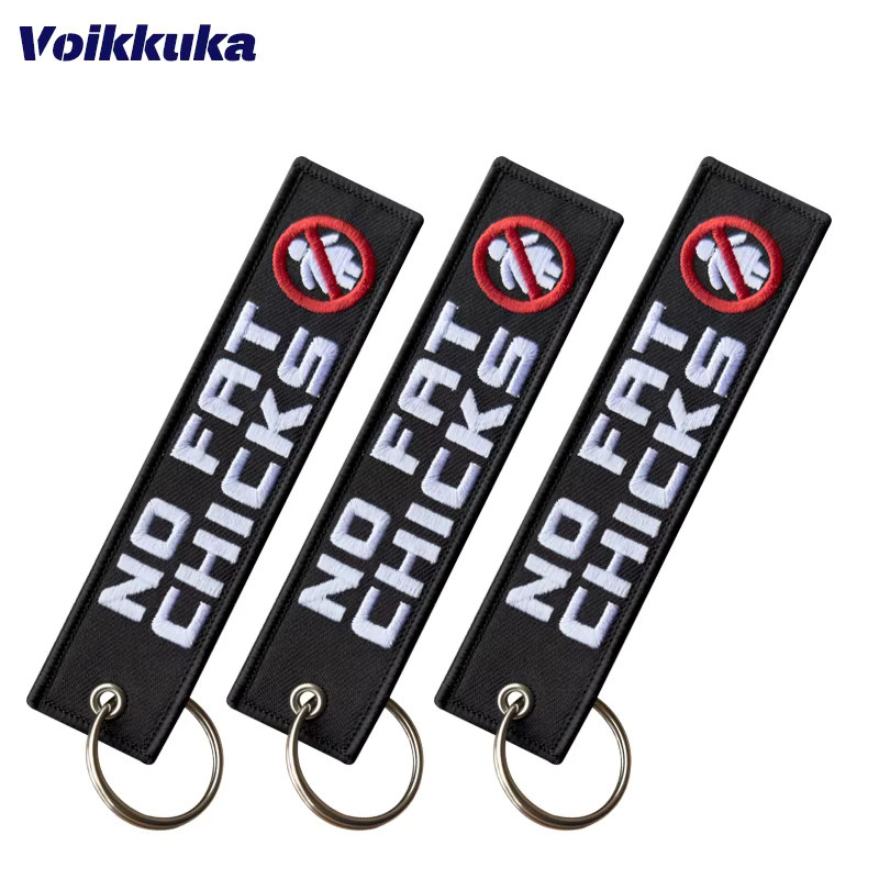 VOIKUKKA Schlüsselanhänger, Küken Stickmuster, Schwarz, Verspielt - Bild 3