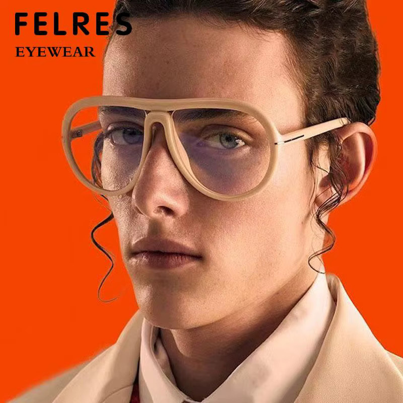 FELRES Lesebrille oval, blau, Vollrand, Kunststoff, Unisex - Bild 2