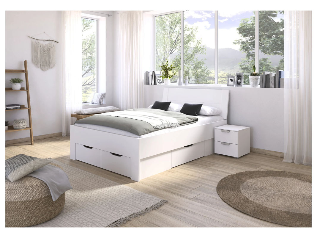 Rauch Aditio Bett mit Unterbau und Schubladen, Weiß, B: 146 cm, H: 100 cm, Liegefläche: 140 cm - Bild 2