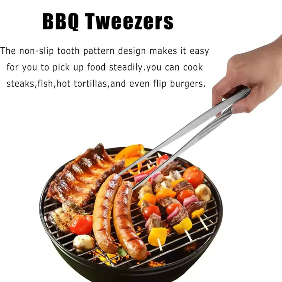 Skeyo Multifunktions-Grillklemmen aus Edelstahl in Silber - Bild 5