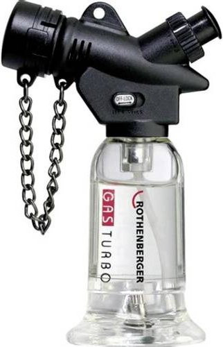 Rothenberger Industrial Pocket Torch Gasbrenner mit Piezozünder, Schwarz - Bild 1
