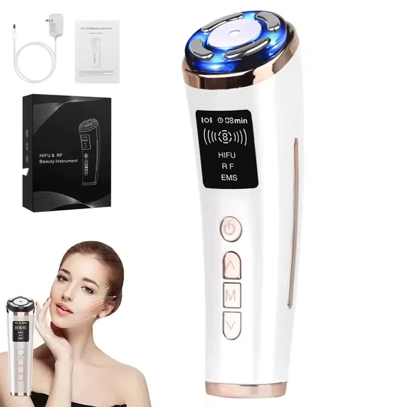 vilnason Hifu Gesichtsstraffungsgerät, RF Hochfrequenz, EMS Gesichtsmikrostrom-Massagegerät, Unisex - Bild 2