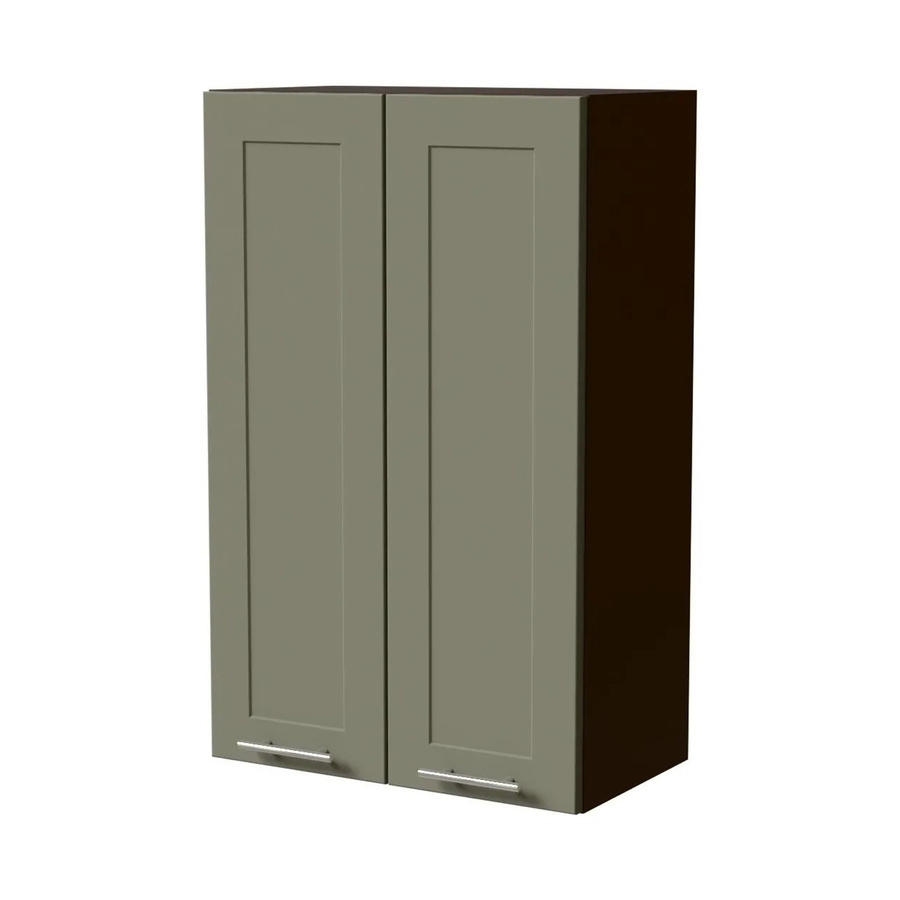 Feldmann-Wohnen Hängeschrank Oslo W4 Küchenschrank in Lava und Reed Green Matt, B/T/H: 60 x 32,5 x 96 cm - Bild 2