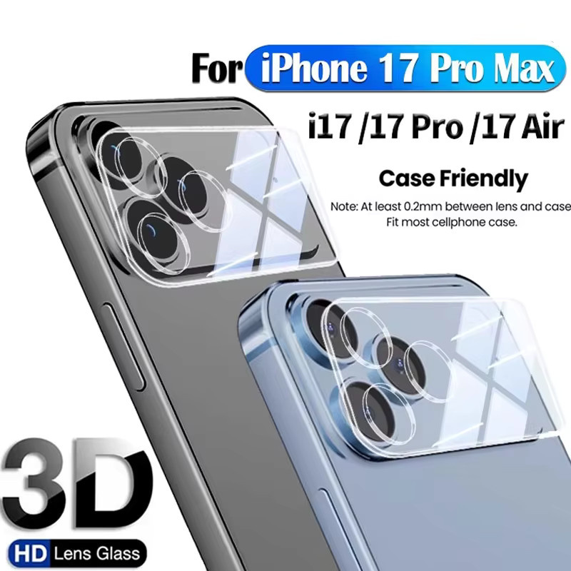 5er-Set Kamera Objektiv Schutzglas aus gehärtetem Glas für Apple iPhone 17 Pro Max, iPhone 17 Pro und iPhone 17 Air, transparent, volle Abdeckung - Bild 1