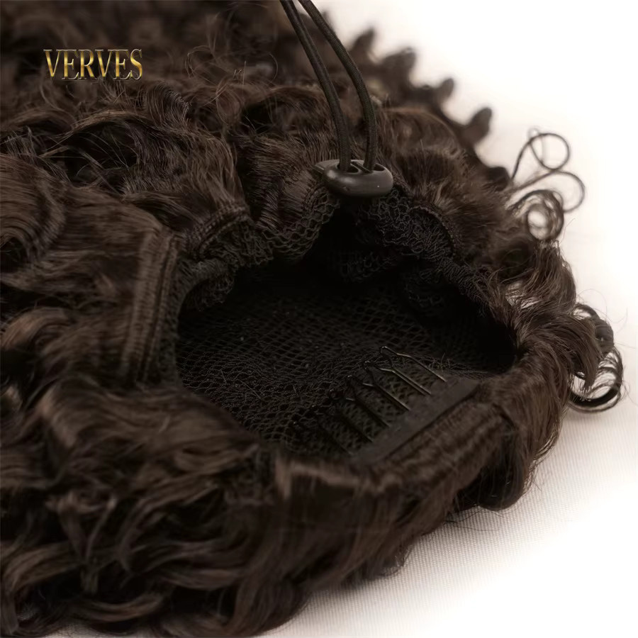 Verves Haarverlängerung Clip-in, lockiges Haar, Unisex - Bild 5