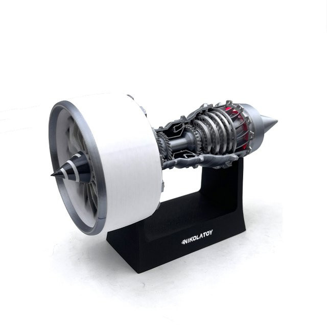 FZXF Turbofan Motor Modell, batteriebetrieben, 23cm - Bild 1