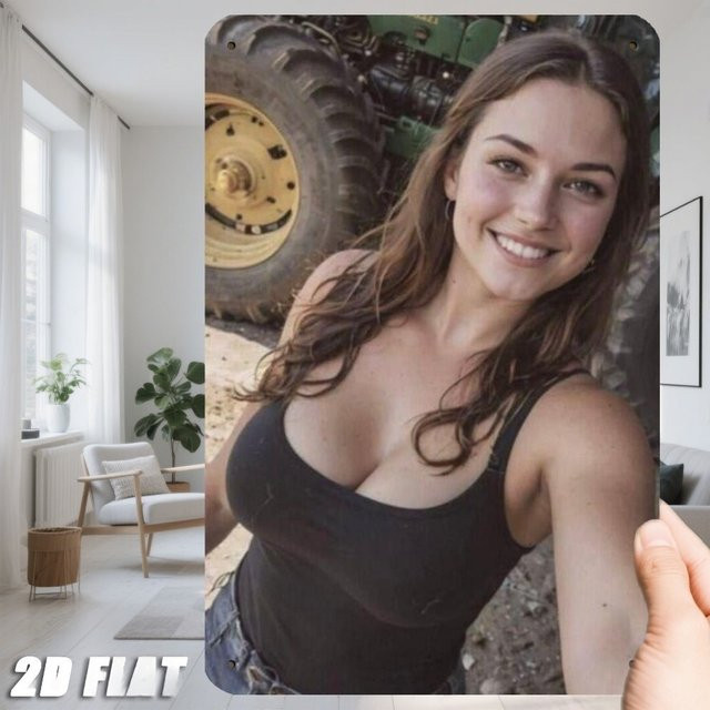 Vintage-Selfie-Schild aus Metall von CIFBUY, rustikale Wandkunst in Mehrfarbig, B/H: 20,3 x 30,5 cm - Bild 1
