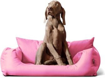 Tierlando NEMO Hundebett Hundesofa in Rosa mit erhöhtem Rand und abnehmbarem Bezug, B/T/H: 65 x 80 x 20 cm - Bild 1