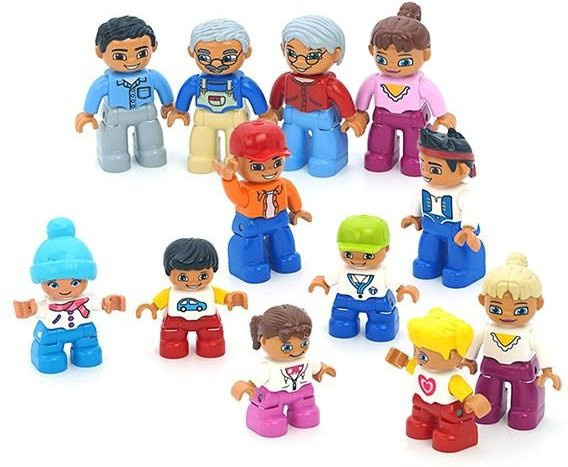 LEGO Duplo Figurenset Family Play2, 12-teiliges Set, ab 3 Jahren - Bild 1