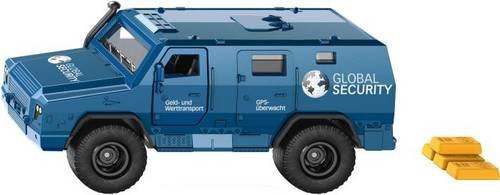 SIKU Geldtransporter 1926 in Blau, Modell im Maßstab 1:50 aus Metall und Kunststoff - Bild 1