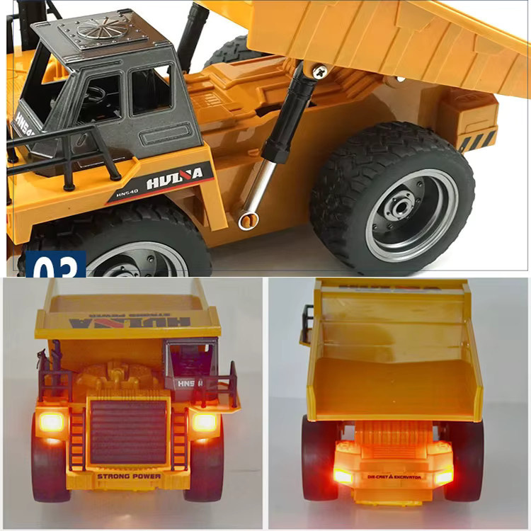Huina 1534 Rc LKW Traktor Muldenkipper, 1:18, ferngesteuert - Bild 5
