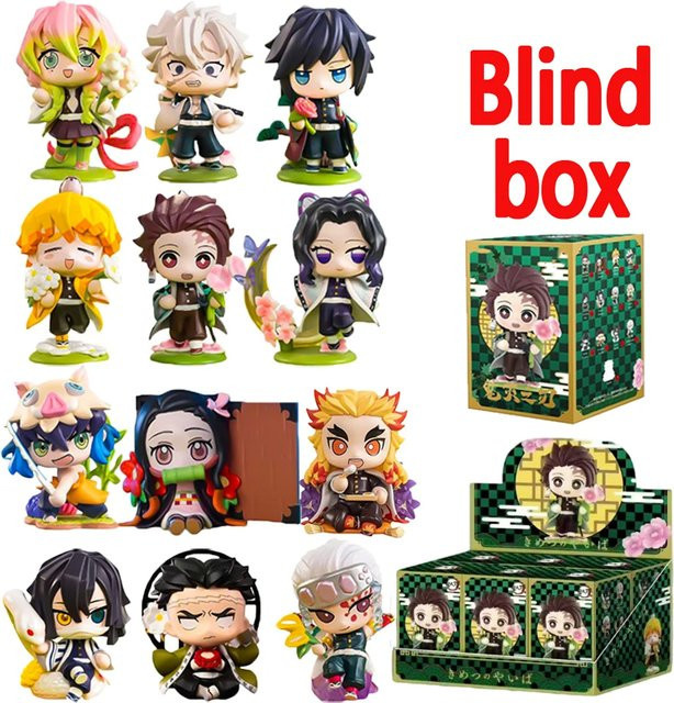 Bandai Demon Slayer Blind Box Figuren, Einzelfigur, 9cm, PVC - Bild 1