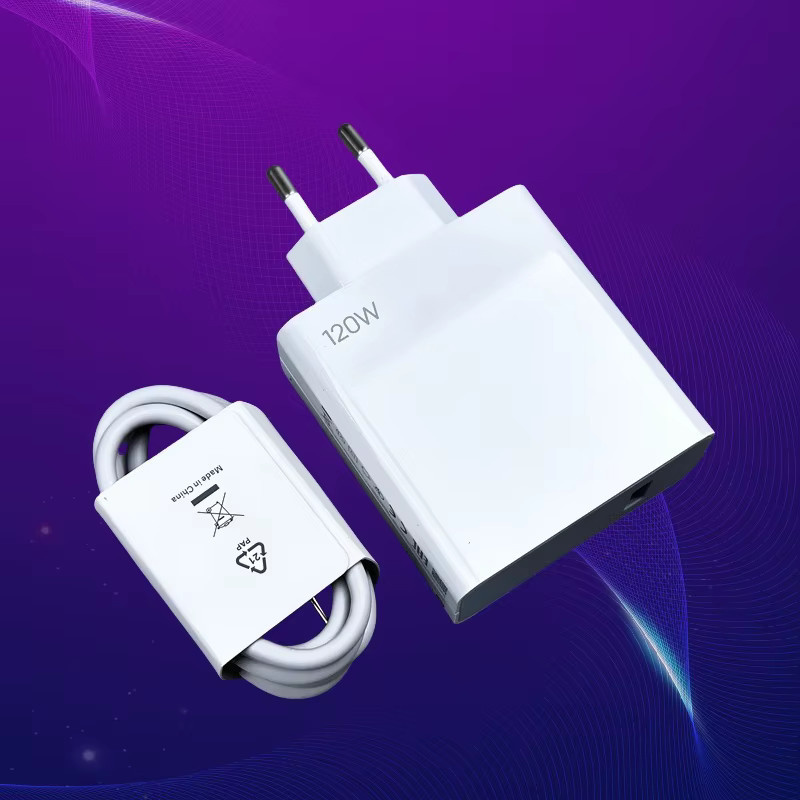 Xiaomi 120W Turbo Fast Charge Ladegerät mit Kabel in Weiß - Bild 5