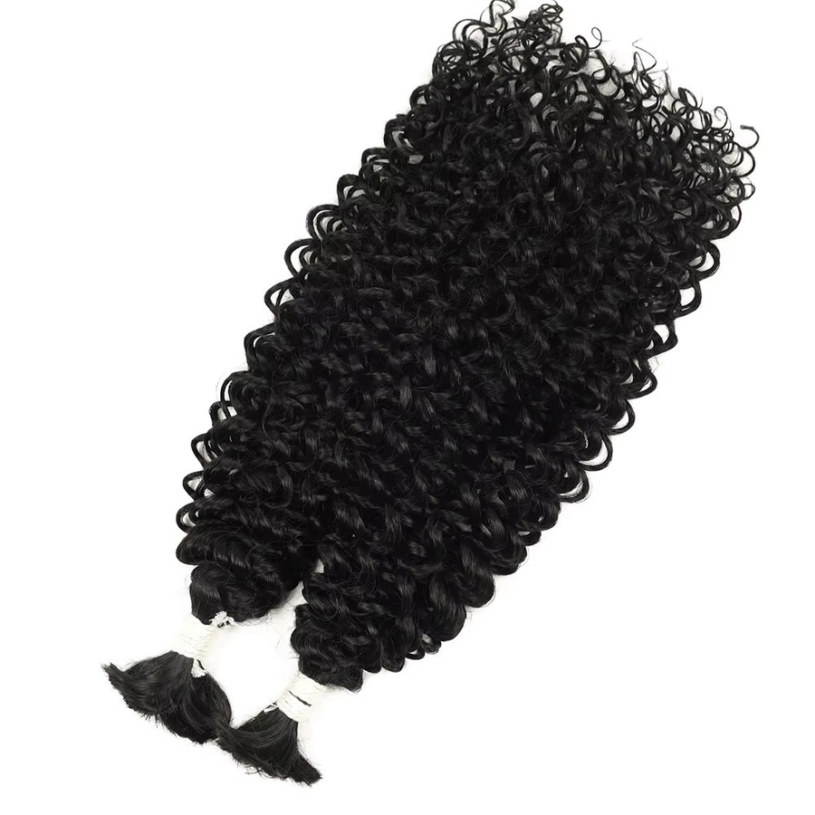 YAKIBEAUTY Kinky Curly Synthetische Boho-Zöpfe Bulk-Haar, 2 Stück, 30 Zoll - Bild 2