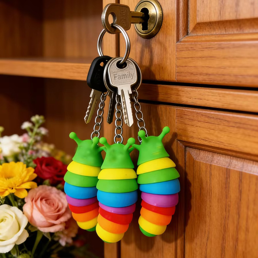 diffone Schlüsselanhänger Raupenhai, Bunt, Unisex - Bild 2