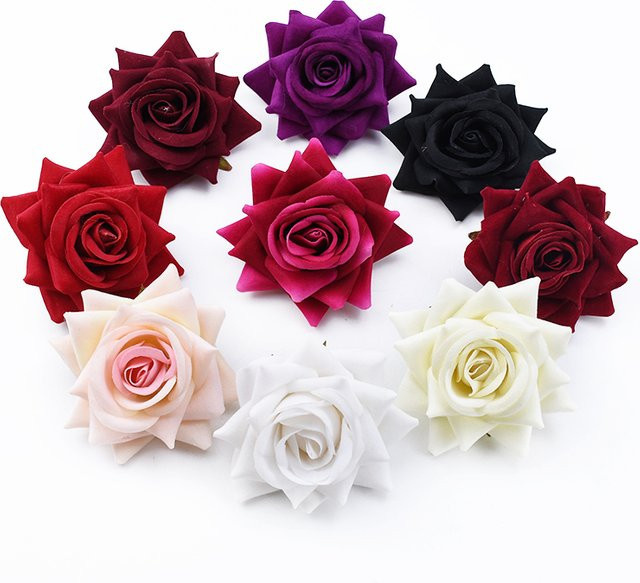 XIAOYINMO Künstliche Seidenrosen in Multicolour für Garten, Hochzeit und Dekoration - Bild 1