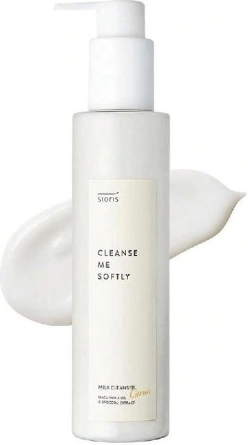 sioris Cleanse Me Softly Milchreiniger, 200 ml, mit Macadamiasamenöl - Bild 1