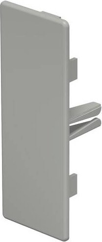 OBO Bettermann Endstück Stein-Grau B: 110 mm, H: 40 mm, 10 Stück - Bild 1