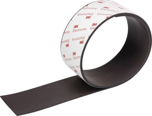 TOOLCRAFT Magnetklebeband Anthrazit B: 50 mm, L: 1 m - Bild 1