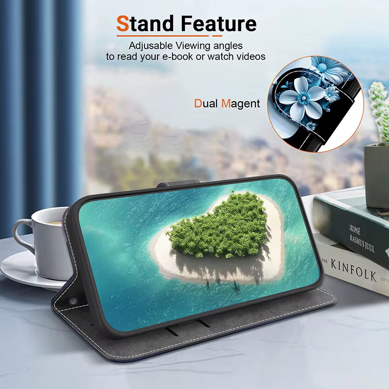 Leder Handyhülle Wallet mit Lanyard für Samsung Galaxy S21 S22 S23 S24 S25 S26 Ultra Plus FE Edge Pro - Bild 3