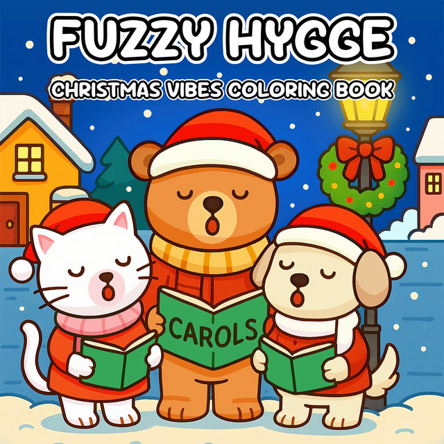 FUZZY HYGGE Christmas Vibes Malbuch für Erwachsene und Jugendliche in Multicolour - Bild 1