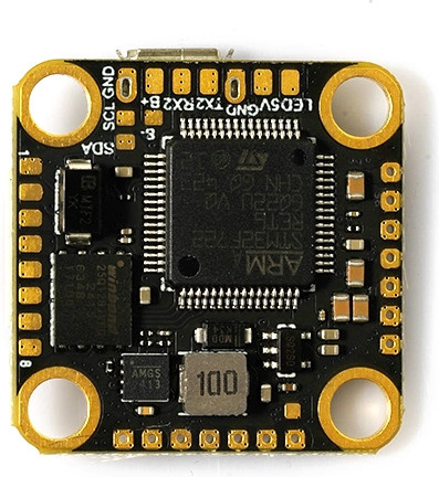 Foxeer F722 Mini V4 Flugcontroller ICM42688 in Schwarz mit 20 x 20 mm Installationsloch für 4-6S - Bild 1
