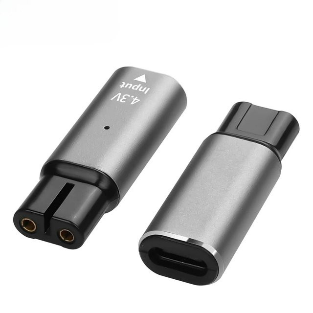 Philips USB-C Ladegerät Adapter 4,3 V für OneBlade QP2520 QP2620 QP2515 QP2510 in Schwarz - Bild 1