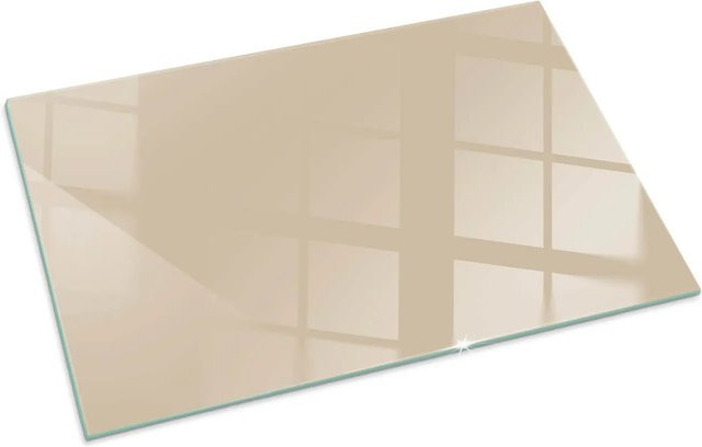 Tulup Glasplatte für Kamin und Ofen in Gelb, B/B/H: 100 x 70 cm - Bild 1