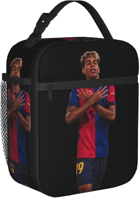Isolierte Lunchtasche Lamine Y-Yamal von Fancy Style Studio in Schwarz für Büro und Reise - Bild 1