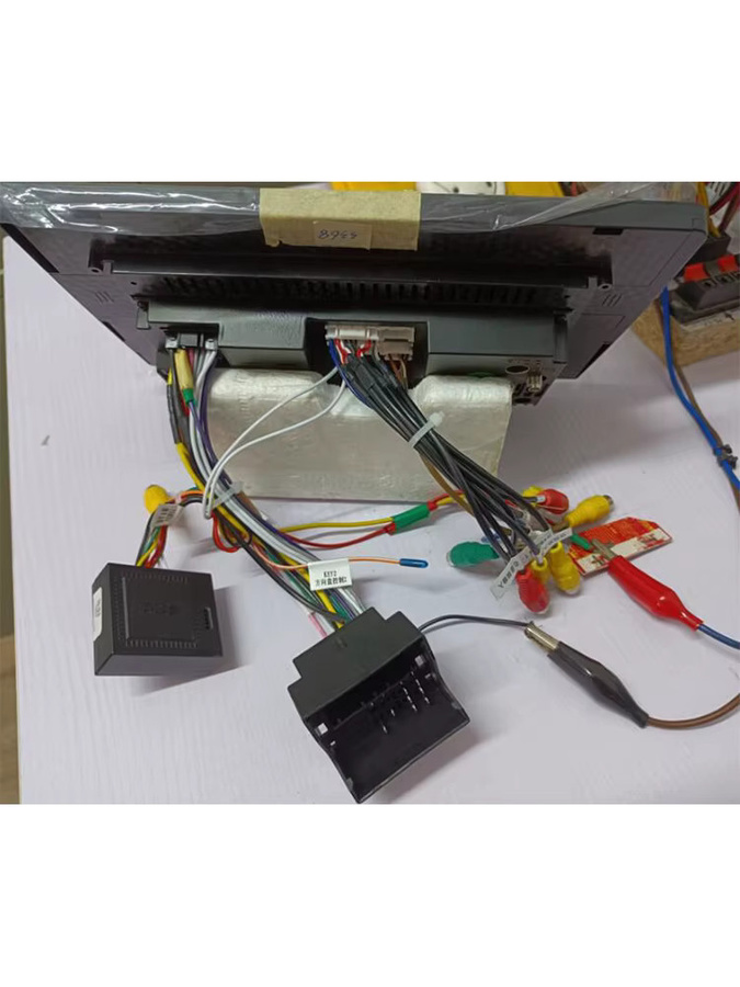 FEELDO Bluetooth Modul mit AUX-in für BMW X5 X3 Z4 E83 E85 E86 E39 E53, 16Pin Stereo Kabelbaum, Schwarz - Bild 3