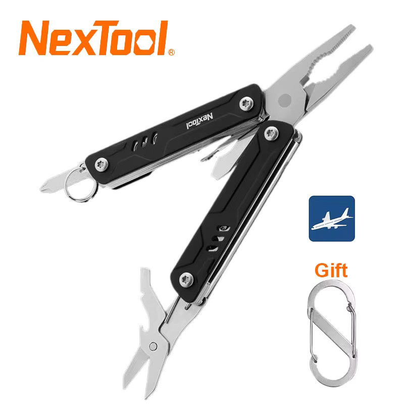 NexTool Mini-Sailor-Zange Lite 10-in-1 Multitool Schlüsselanhänger in Schwarz - Bild 2