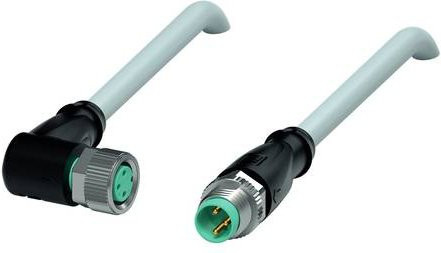 Pepperl+Fuchs 240815-100003 Sensor-Aktor-Steckverbinder konfektioniert grau Länge: 0,8 m Polzahl: 3 - Bild 1