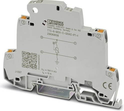 Phoenix Contact Überspannungsschutz-Ableiter TTC-6-MOV-C-120AC-PT-I, Grau - Bild 1