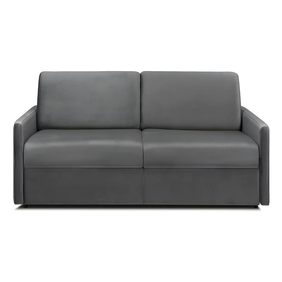 Vente-unique Schlafsofa Calife in Anthrazitgrau mit Samtbezug, Breite: 170 cm - Bild 2