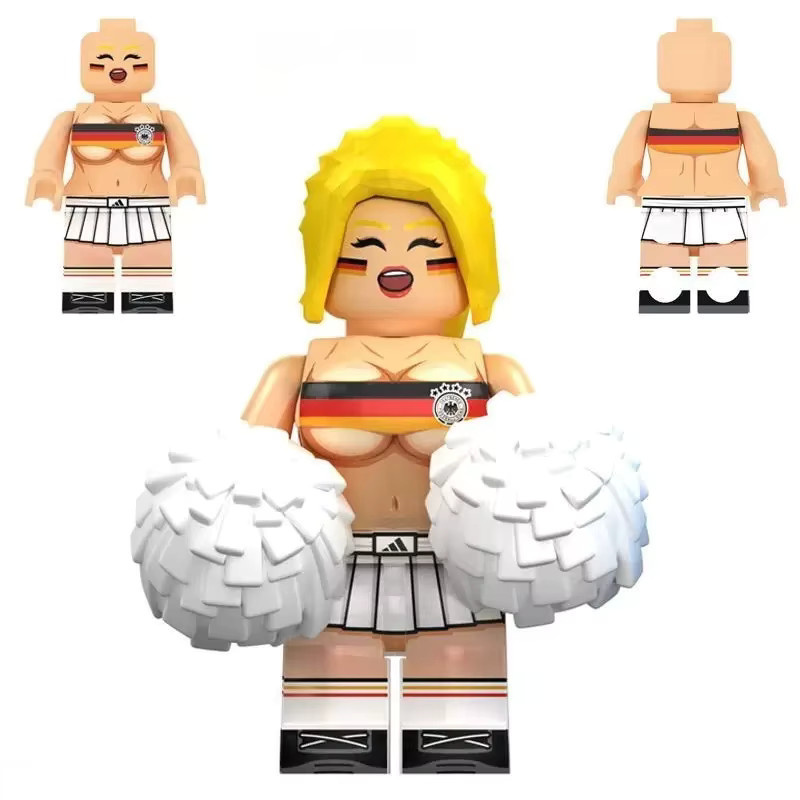 Hot Toys Fußball-Babe-Filmfigur, Cheerleading-Team-Bausteine, 5cm - Bild 1
