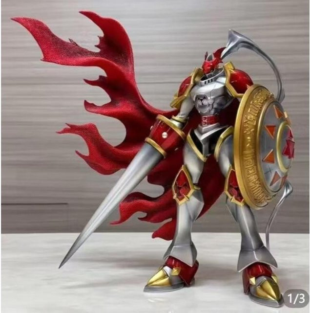 Digimon Gallantmon, Anime Figur, 40cm, braun, rot, Kunststoff - Bild 1